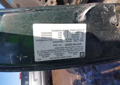 2001 GMC Sonoma Sls z USA, uszkodzony, nr VIN 1GTDT19W118237931